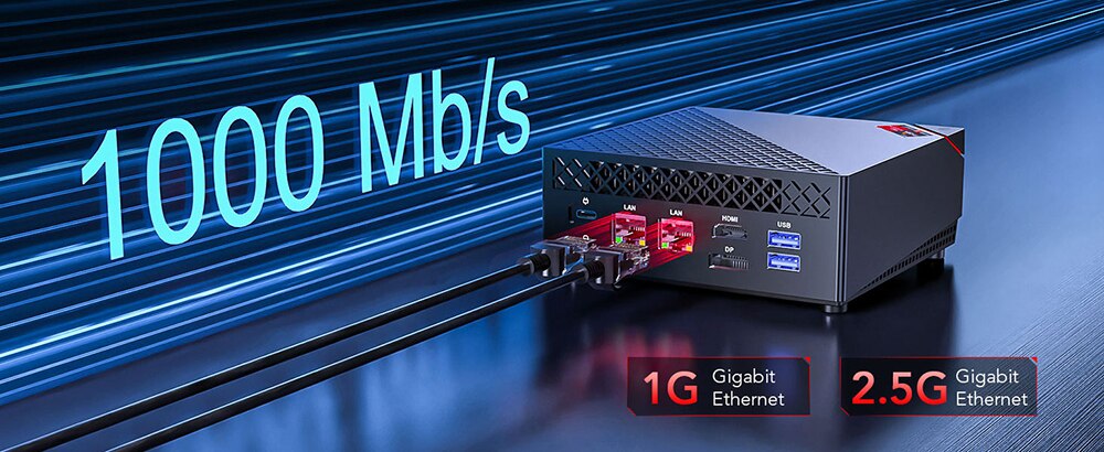 KAMRUI AM06 Pro AMD Ryzen 5 5500U Mini PC Windows 11 Pro Gaming Computer 16GB DDR4 512GB Nvme SSD Office Desktop VS SER5 5560U